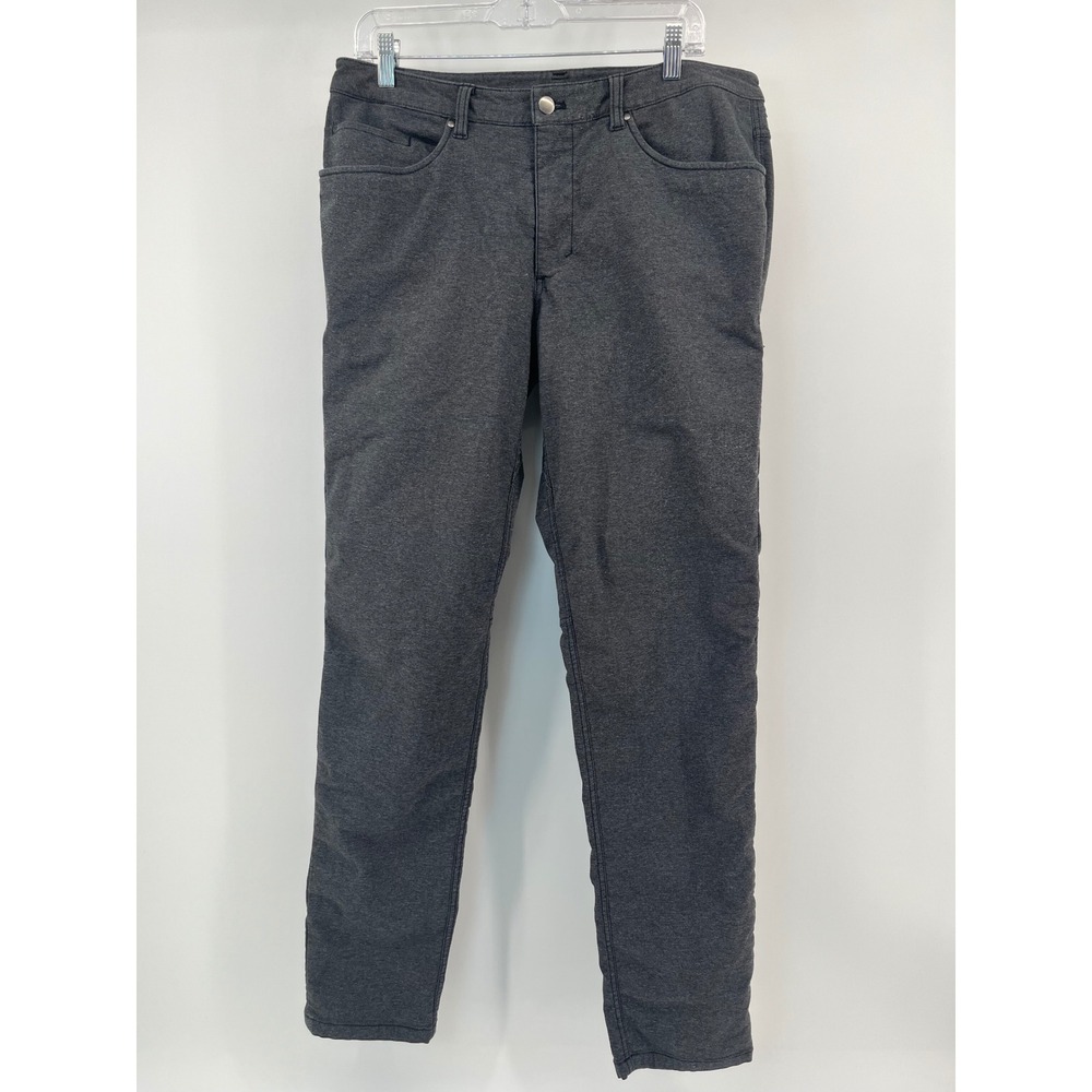 Lululemon ABC Pant Slim Mens 34 Charcoal Grey Tech Canvas LM5983S